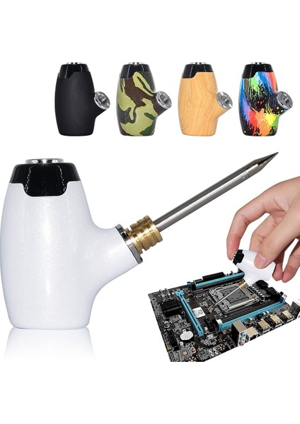 Havya Kaynak Aleti, Akülü Havya, USB Şarj Edilebilir Portatif Havya (Beyaz) (Yurt Dışından)