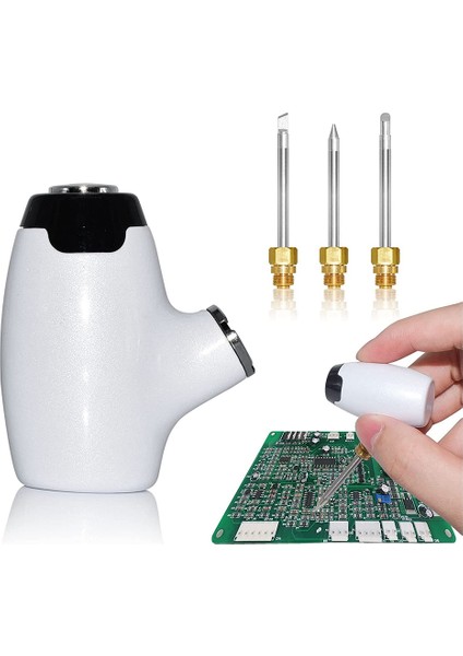 Havya Kaynak Aleti, Akülü Havya, USB Şarj Edilebilir Portatif Havya (Beyaz) (Yurt Dışından) modelleri