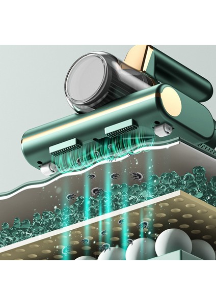 El Vakum Akar Sökücü Ev Yatak Kanepe Yatak Elektrikli Süpürge Taşınabilir Akar Sökücü Temizleme Araçları Yeşil (Yurt Dışından) fırsatları