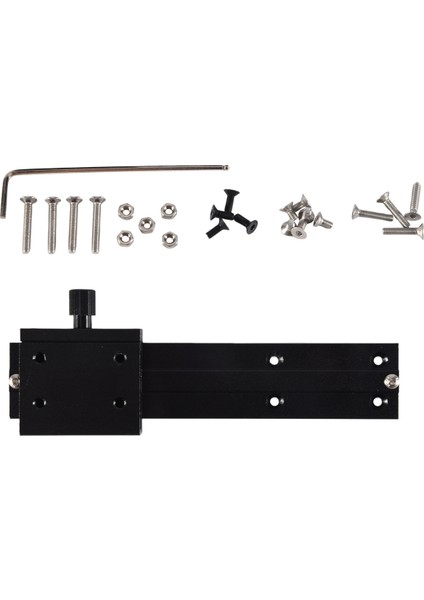 Cnc Ayarlanabilir Modül Montaj Çerçevesi Lazer Kafası Seti Lazer Kafası Odaklama Için Lazer Makinesi Cihaz Parçaları Tam Metal Siyah (Yurt Dışından)