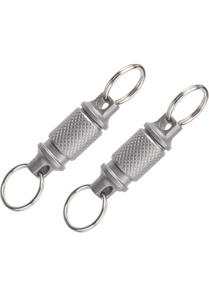 Titanyum Hızlı Açılan Döner Anahtarlık, Ayrılabilir Anahtarlık Ağır Hizmet Araba Anahtarlık 2 Adet Çekin (Yurt Dışından) fiyatları