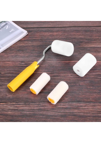 6 Adet Mini Köpük Boya Rulosu Boyama Dekorasyon Kiti 2 Inç Küçük Boya Rulosu Tepsi Seti Duvar Tablosu Tamir Fırçası (Yurt Dışından) indirimleri