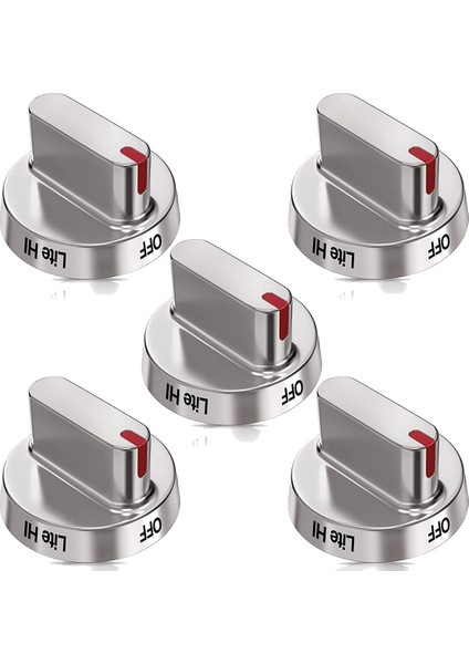 DG64-00472A Samsung Gazlı Fırın Sobası ile Uyumlu Soba Düğmeleri, DG64-00347A,AP5949480,PS10058981,(5 Paket) ile Değiştirilir (Yurt Dışından)