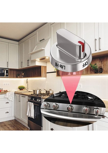 DG64-00472A Samsung Gazlı Fırın Sobası ile Uyumlu Soba Düğmeleri, DG64-00347A,AP5949480,PS10058981,(5 Paket) ile Değiştirilir (Yurt Dışından)