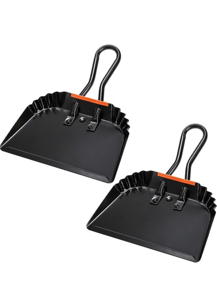 2 Paket Siyah Metal Faraş, Iç Mekan, Dış Mekan, Şömine, Endüstriyel, Ticari Kullanım Için 12 Inç Toz Pan Faraş (Yurt Dışından) modelleri