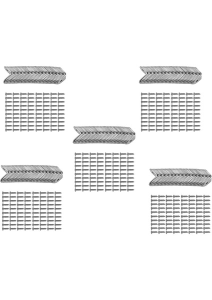 200PCS L Braket Köşesi, 400PCS Vidalar, Köşe Braketi, Ahşap Mobilya Karyola Dolabı Için Açılı Braket Bağlantı Elemanı (Yurt Dışından)