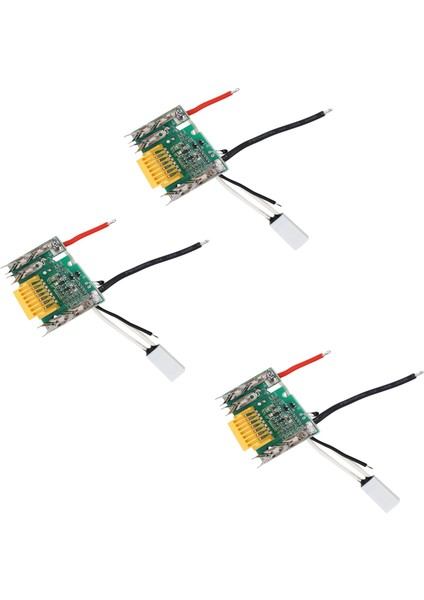 3x Pcb Devre Modülü Kartı Parçaları, Li-Ion Koruma Pcb Li-Ion 18 V Pcb Çip Kurulu Makita 18 V BL1830 BL1840 (Yurt Dışından)