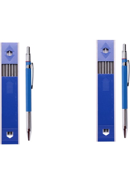 12 Adet Yuvarlak Yedekli Kaynakçı Kalemi, Boru Tesisatçısı Kaynakçı Inşaat Ağaç Işleme Için 2.0 mm Mekanik Kurşun Kalem Marker (Yurt Dışından)