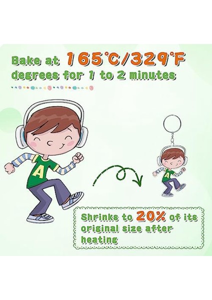 Anahtarlık Seti - 15 Yazdırılabilir Shrink Sayfa, 20 Anahtarlık, 100 Ayrı Atlama Halkası ve 5 Istakoz Klipsi Çocuklar Için Kendin Yap El Sanatları (Yurt Dışından) fiyatları