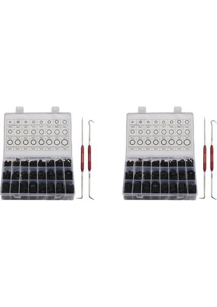 1480 Adet Nitril Kauçuk O Ring Seti Kanca Araçları Nbr Conta Halkaları Conta Oring Yağa Dayanıklı Sızdırmazlık O-Ring Kiti (Yurt Dışından)