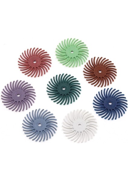 16 Adet Aşındırıcı Fırça Tekerleği Radyal Kıl Disk Karışık Parlatma Tekerlek Fırçaları Döner Dremel Aracı Için 4x Mandrel ile Set (Yurt Dışından)