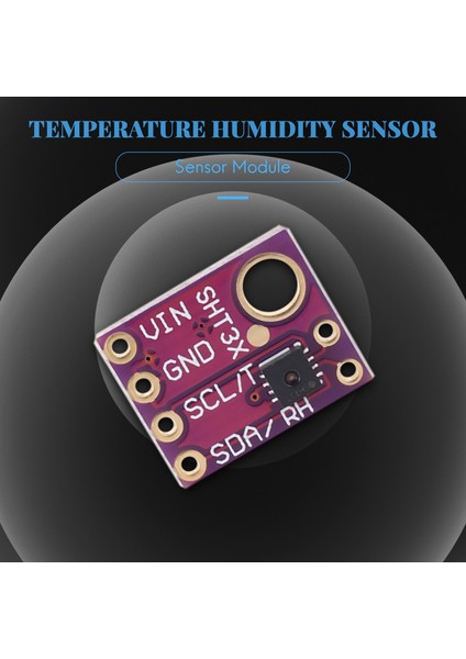 Adet SHT31-D Sıcaklık Nem Sensörü Dijital Çıkış Sensörü Modülü Iıc I2C Arayüzü 3.3 V Arduino Ahududu Pi Için (Yurt Dışından)