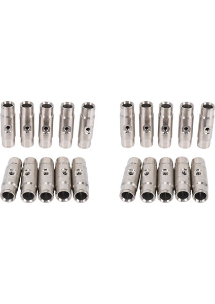 20 Adet 3/8 Inç Kayma Lok Sisleme Memesi Kaplin Tees 10/24 Unc 1000 Psı Hızlı Bağlantı (Yurt Dışından)