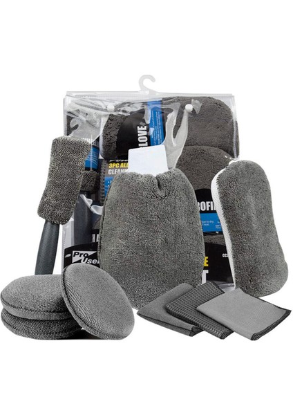 Adet Araba Temizleme Aracı Seti, Mikrofiber Araba Detaylandırma Temizleme Alet Takımı Iç Dış Araba Yıkama Güzellik Kış (Yurt Dışından)