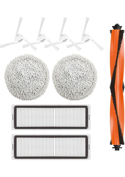 18X Paspas Ana Yan Fırça Filtresi Xiaomi STYTJ06ZHM Aksesuarları Mijia Pro Kendi Kendini Temizleyen Robotlu Süpürge Parçaları (Yurt Dışından) fiyatları