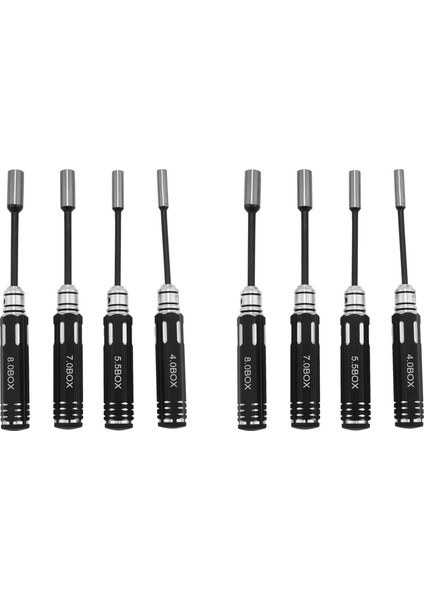 Rc Model Aracı 8 Adet Altıgen Tornavidalar Altıgen Somun Lokma Anahtar Kol Tekerlek Anahtarı 4.0/5.5/7.0/8.0mm (Yurt Dışından)