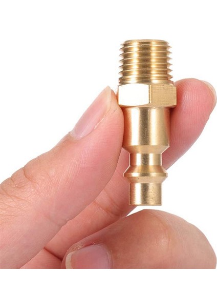 Pirinç 1/4 Inç Npt Erkek Hava Hortumu Hızlı Bağlantı Adaptörü, Hava Bağlayıcı Fiş Kiti, Hava Kompresörü Bağlantı Parçaları 50 Adet (Erkek Npt) (Yurt Dışından) indirimleri