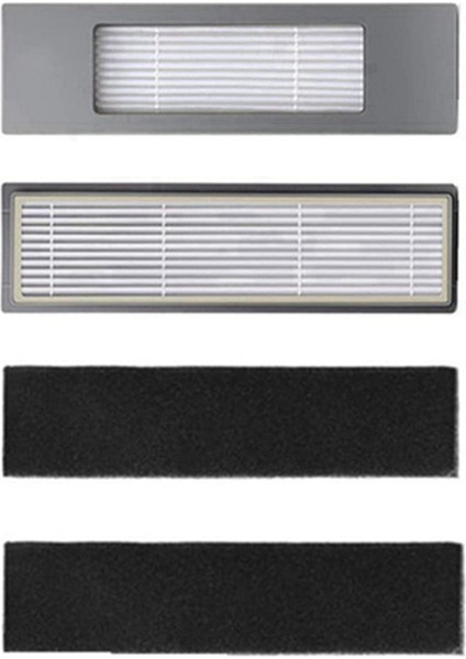 Ecovacs Deebot Ozmo 920 950 T5 T8 Aivi Robot Vakum Yedek Parça Aksesuarları Için 2x Filtre Rulo Yan Fırça (Yurt Dışından) fiyatları