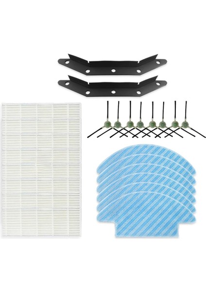 Lefant M210 M210S M210B M213/OKP Ömrü K2 K3 K4 Lastik Çubuk Emme Kazıyıcı Fit Yan Fırça Hepa Filtre Paspas Bez (Yurt Dışından)