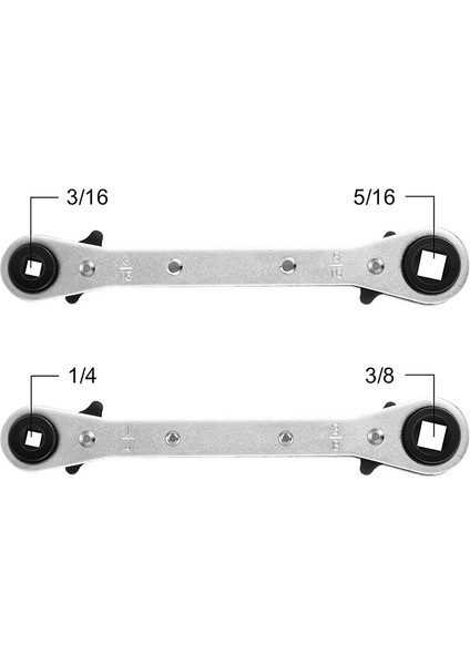 Cırcır Anahtarı Klima Cırcır Servis Anahtarı Altıgen Bit Adaptör Kiti ile 3/16 Inç Ila 3/8 Inç (Yurt Dışından) fiyatları