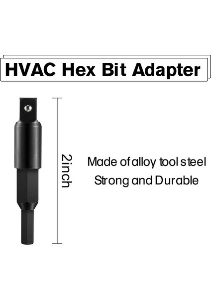 Cırcır Anahtarı Klima Cırcır Servis Anahtarı Altıgen Bit Adaptör Kiti ile 3/16 Inç Ila 3/8 Inç (Yurt Dışından) indirimleri