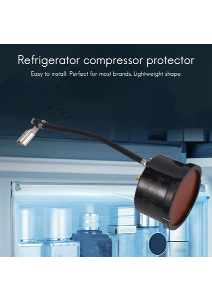 2 Adet 1/2hp 375W Buzdolabı Termal Aşırı Yük Koruyucu Kompresör Yedek Parça Mini Buzdolabı, Şarap Merkezi (Yurt Dışından) modelleri