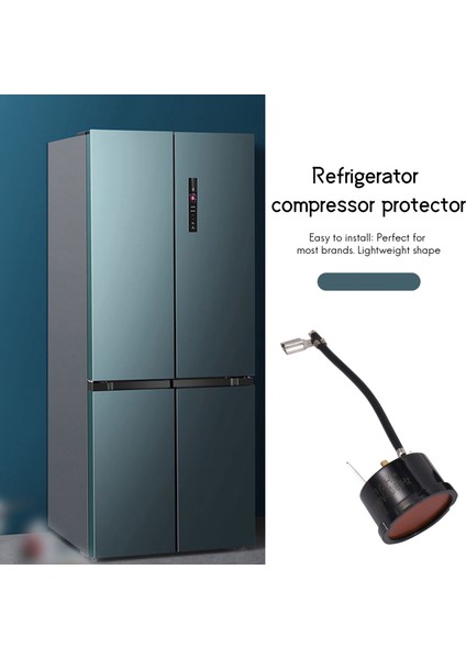 2 Adet 1/2hp 375W Buzdolabı Termal Aşırı Yük Koruyucu Kompresör Yedek Parça Mini Buzdolabı, Şarap Merkezi (Yurt Dışından) fırsatları