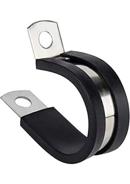 1/4 Inç Paslanmaz Çelik Kablo Kelepçesi, Kauçuk Yastıklı Yalıtımlı Kelepçe, Tüp Veya Tel Kordon Kurulumu Için, 36 Adet (Yurt Dışından) indirimleri