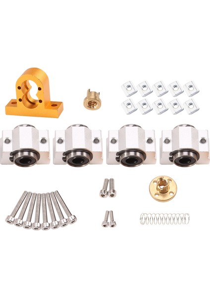 Cnc 3018 Pro SCV10VUU Rulman 12MM 10MM CNC3018 T8 Vida Kurşun 4mm Çap 12MM Cnc Makinesi Için Xaxis Güncelleme (Yurt Dışından)