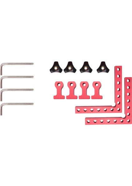 90 Derece Konumlandırma Kareler Dik Açı Kelepçeleri, Alüminyum Alaşımlı L Tipi Köşe Kelepçesi Ağaç Işleme Marangoz Sıkma Aracı (Yurt Dışından) fiyatları
