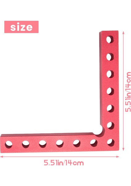 90 Derece Konumlandırma Kareler Dik Açı Kelepçeleri, Alüminyum Alaşımlı L Tipi Köşe Kelepçesi Ağaç Işleme Marangoz Sıkma Aracı (Yurt Dışından) fırsatları