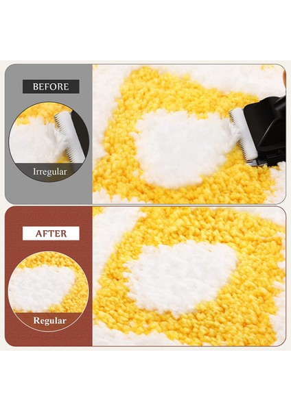 Halı Düzeltici Halı Kesme Makinesi Tafting Kumaşlı Düşük Gürültülü Halı Carver Hızı Ayarlanabilir Güç Tafting Clipper Abd Tak (Yurt Dışından)