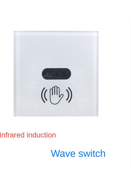 Duvar Akıllı Işık Anahtarı Kızılötesi Ir Sensör Gerek Yok Dokunmatik Cam Ekran Paneli Elektrik Gücü Açık Kapalı Lamba Ab Tak (Yurt Dışından) fiyatları