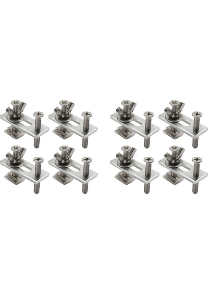 8 Adet T-Track Mini Tutun Kelepçe Kiti Demir Makinesi Oyma Makinesi Plaka Kelepçe Fikstürü Cnc Oyma Makinesi Için (Yurt Dışından)
