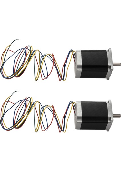 2x Nema 23 Cnc Step Motor 57X82MM 3A 2.2nm D= 8mm 315OZ-IN NEMA23 Cnc Router Gravür Freze Makinesi 3D Yazıcı (Yurt Dışından)