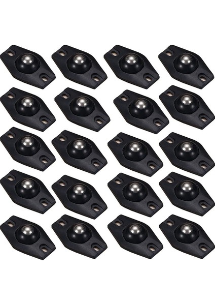 20 Pcs Mini Döner Tekerlekler Mobilya Tekerlekleri Kendinden Yapışkanlı Tekerler Tekerlekler 360°EVRENSEL Mini Tekerlek Makaralı Bilyalı (Yurt Dışından)
