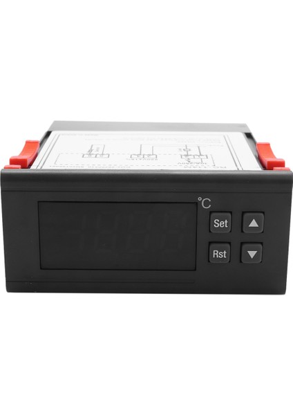 2x 220V/30A Dijital Sıcaklık Kontrol Cihazı RC-114M Termostat Röle Çıkışı -30-300 Derece Ntc Sensörlü (Yurt Dışından)