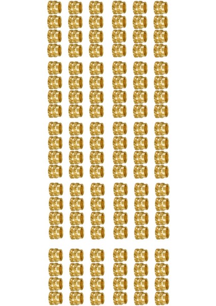 1000 Adet M3 Konu Tırtıllı Pirinç Dişli Isı Seti Isıya Dayanıklı Ekleme Gömme Somunu, M3X5X4, 3D Yazıcı Için Voron 2.4 (Yurt Dışından)