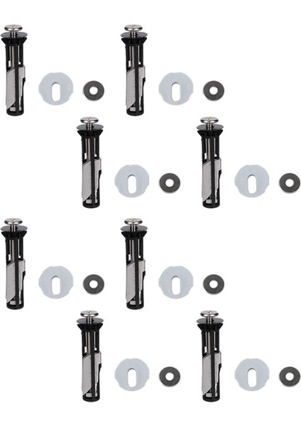 Klozet Kapağı Cıvata Seti Tuvalet Kapağı Sabit Vida Kilidi Genişletme Pastoral Tuvalet Banyo Cıvataları (Yurt Dışından)