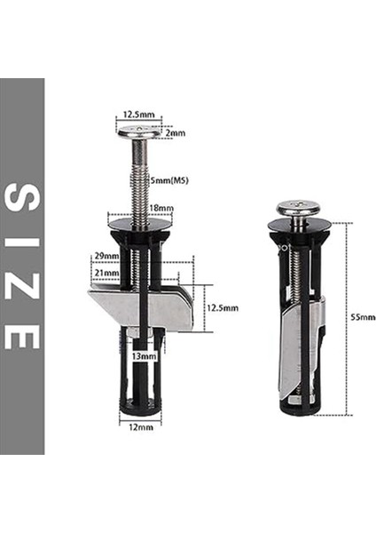 Klozet Kapağı Cıvata Seti Tuvalet Kapağı Sabit Vida Kilidi Genişletme Pastoral Tuvalet Banyo Cıvataları (Yurt Dışından) fiyatları