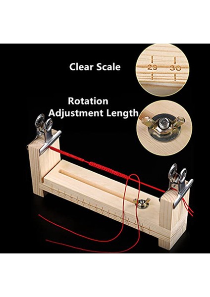 Bilezik Yapımcısı Tutucu U Şekli Jig Bilezik Yapımcısı Ahşap Çerçeve Örgü DIY Örgü Bilezikler için Crafting Araç Kiti B (Yurt Dışından)