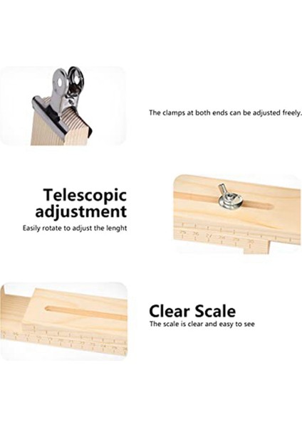 Bilezik Yapımcısı Tutucu U Şekli Jig Bilezik Yapımcısı Ahşap Çerçeve Örgü DIY Örgü Bilezikler için Crafting Araç Kiti B (Yurt Dışından)