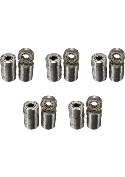 50 Adet 8X22X7MM Kaykay Scooter Makaralı Bıçak Rulmanlar Tekerlekler Abec-5 608ZZ (Yurt Dışından)