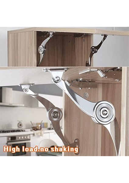 Menteşe Yavaş Kapanan - Kapak Destek Menteşesi Ağır Hizmet Tipi Ayarlanabilir Metal Kaldırma ve Yukarı Menteşe Dolap Kapı Destek Menteşesi, 4 Adet (Yurt Dışından) fırsatları