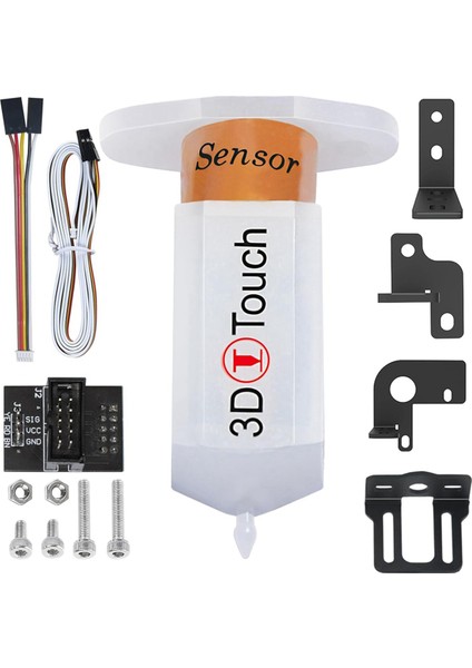 Bl-Touch V3.2 Otomatik Yatak Seviyelendirme Sensörünü 4 Braket ile Yükseltme Bl - 8 Veya 32 Bit Anakart Için Dokunmatik Kit (Yurt Dışından)