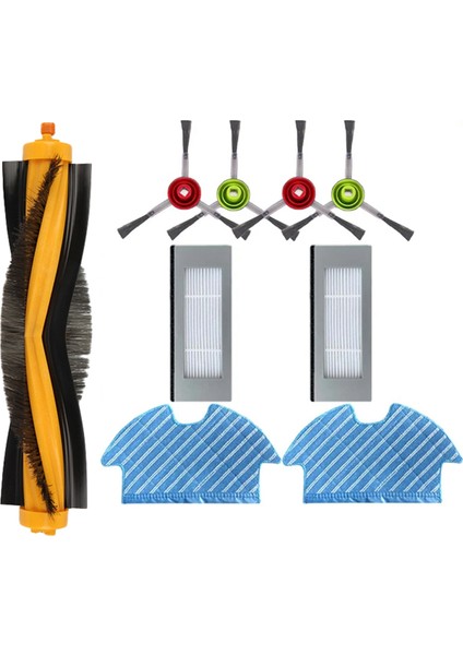 Ecovacs Debot OZMO900 Robot Temizleyici Yedek Ana Yan Fırça Hepa Filtre Mop Mop Sil Bez Aksesuarları Parçalar (Yurt Dışından)