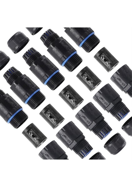 5 Adet IP68 Su Geçirmez Bağlantı Kutusu, 3.5-10MM Tel Aralığı Için Dış Mekan Elektrik Kablo Konektörü (Ac 300V, 16A) 2 Pin (Yurt Dışından)