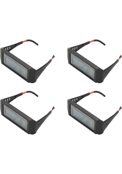 4x Güneş Otomatik Karartma Kaynak Koruyucu Maske Kaynakçı Gözlük Kaynak Kapağı (Yurt Dışından)