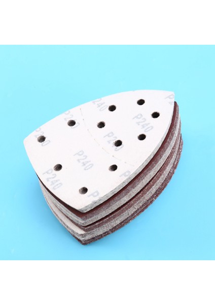 60 Adet Fare Zımpara Kağıdı Üç Köşeli Zımpara Sayfaları Psm Çok Zımpara Makinesi Için, 11 Delik Çeşitli Irmik 40/60/80/120 (Yurt Dışından) fiyatları