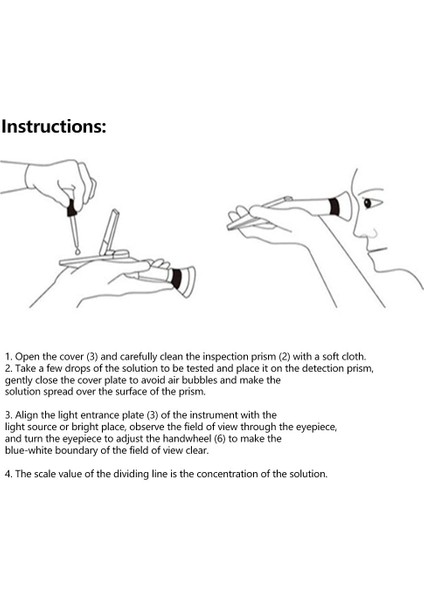 El Tipi Refraktometre, RHB-90ATC Dijital %0-90 Dijital Brix Refraktometre, Bal Nem Test Cihazı, Şeker Içeriği Ölçer (Yurt Dışından) modelleri